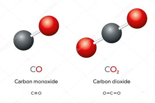 一氧化碳个二氧化碳的分子结构